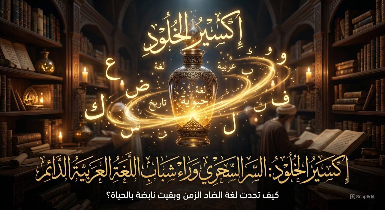 إكسير الخلود: السر السحري وراء شباب اللغة العربية الدائم
